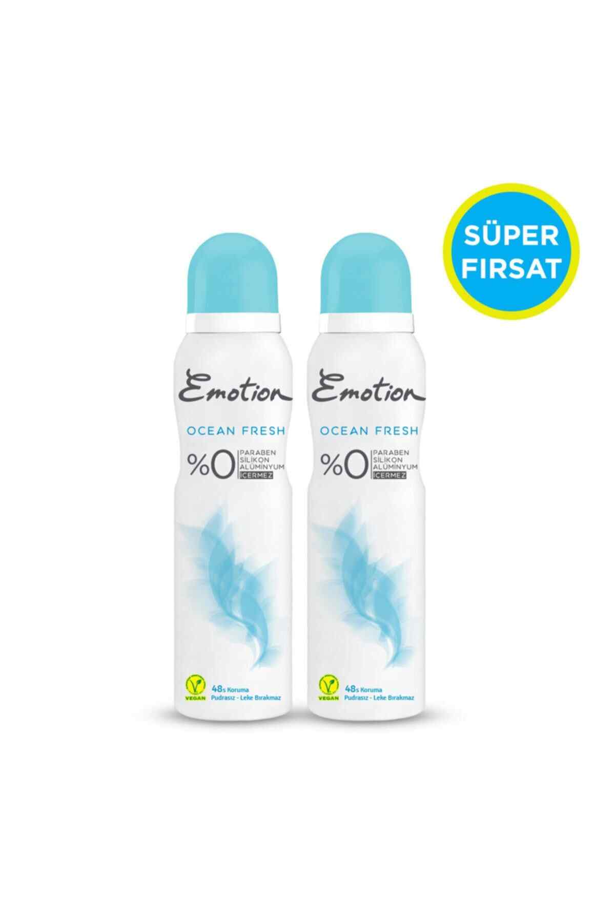 Emotion Ocean Fresh 3lü Kadın Deodorant 150 ml x 3 506568-3