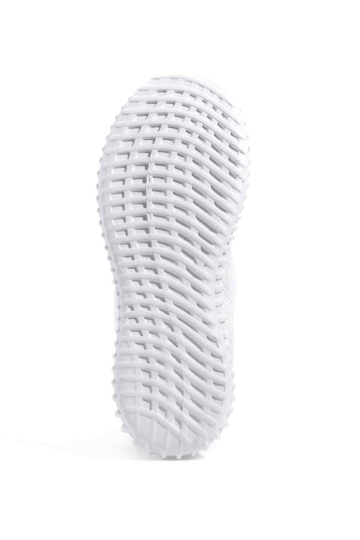Slazenger Atomic Sneaker Kadın Ayakkabı Beyaz Pudra