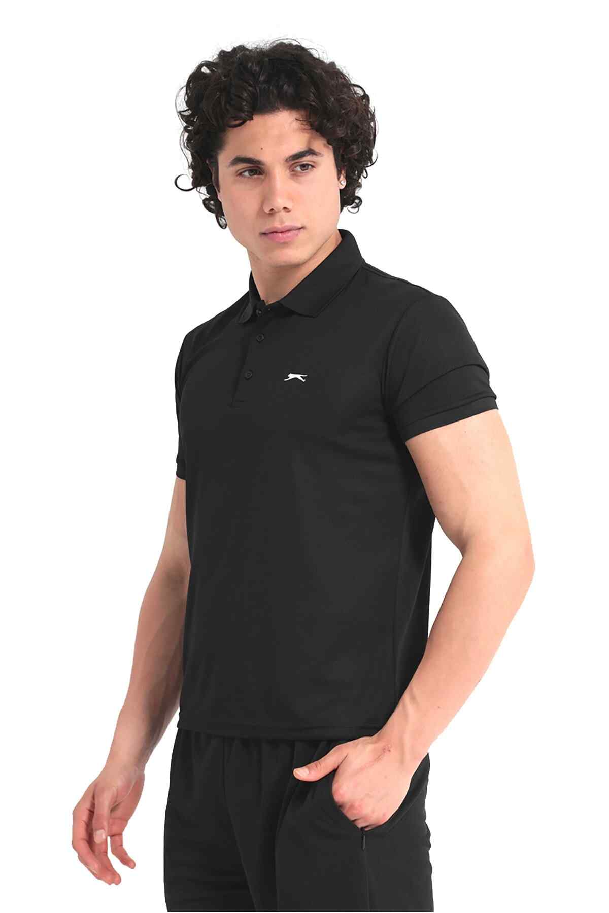 Slazenger Olwen Erkek T-shirt Siyah
