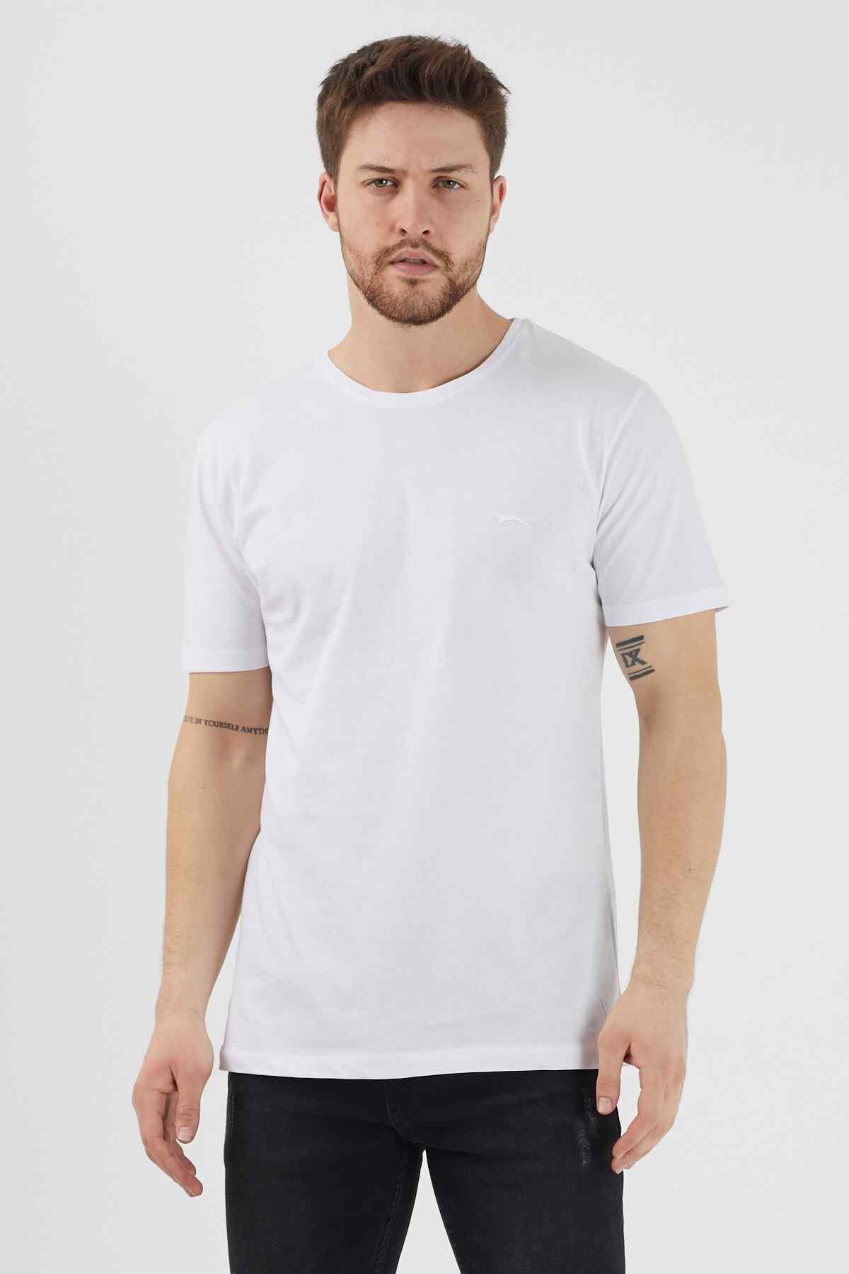 Slazenger Sander Erkek T-Shirt Beyaz